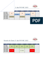 Horario de Clases PNF MIC Peñón