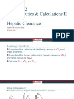 Hepatic Clearance