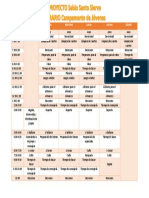 Horario Campamento SSS