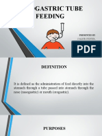 Nasogastric Tube Feeding