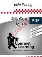 Sample Packet: 4th Grade Math