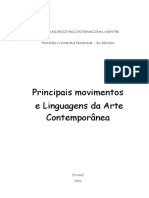 Apostila - Principais Movimentos e Linguagens Da Arte Contemporânea