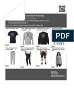 CRMS Spirit Wear Order Form