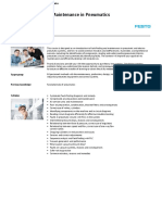 Festo Troubleshooting and Maintenance in Pneumatics