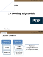 1.4 Polynomials