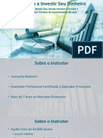 Slides+ +Aprenda+a+Investir+Seu+Dinheiro