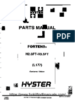 Hyster H2 H3.5 FT Forklift Truck Parts Catalog PDF