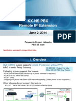 KX-NS500 Remote IP Extensions