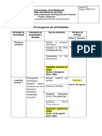 Cronograma - de - Actividades BEGINNER