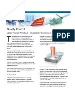 Quality Control - Laser Plastic Welding, Impossibly Consistent