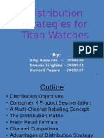 Titan Watches - Distribution Strategy-2009E49, E42, E37