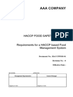 Manual HACCP Food Safety