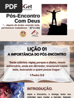 Slides Lições Pós-Encontro Com Deus