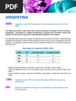 Global Innovation Index Argentina