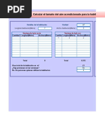 Calculo Aire Acondicionado