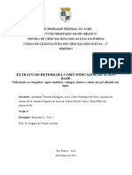 Extrato de Beterraba Como Indicador de Ácido-Base