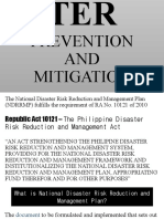 Disaster Prevention and Mitigation