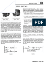 Speed Switches: Instructions