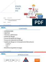 GESTION DE RIESGOS en El Transporte de Hidrocarburos