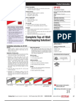 Complete Top-of-Wall Firestopping Solution!: CP 672 CP 672