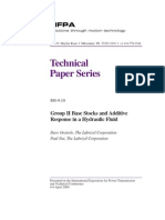 Technical Paper Series: Group II Base Stocks and Additive Response in A Hydraulic Fluid