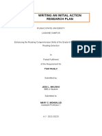 Episode Writing An Initial Action Research Plan: Field Study 2