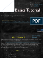 Python Basics Tutorial: Youtube Channels: Telugu: English