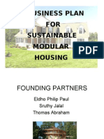 A Business Plan FOR Sustainable Modular Housing