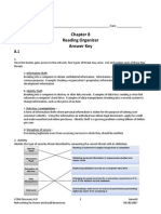 Reading Organizer Answer Key: Name - Date