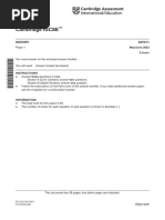 Cambridge IGCSE: HISTORY 0470/11