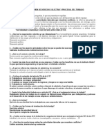 Guía para Examen de Derecho Colectivo y Procesal