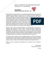 Documento Rector Fundacion Cultural Pascual