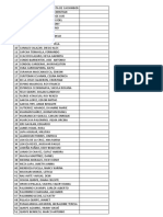 Partcipantes 100 y 500. Lista