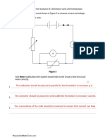 Current, Voltage, Resistance, Energy & Power 4 QP