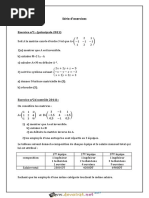 Série D'exercices - Math - Matrices - Bac Economie & Gestion (2016-2017) Mme Ellob Zohra