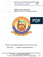 B.Tech CSE 3 4 Semester Session 2021-22 Scheme Syllabus