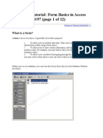 MS Access Tutorial