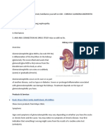 Chronic Glumerulonephritis Handouts