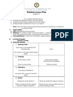 Detailed Lesson Plan Distinguishing Facts and Opinion - Punzalan Erika