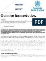 Quimico Farmacéutico