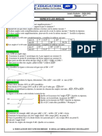 Serie D'exercice N°2 Les Angles 5ème 2020-2021 Senegal