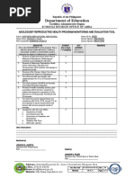 ARH Form Report