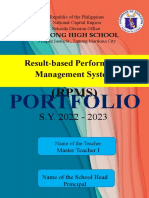 Rpms-Portfolio Template S.Y. 2022-2023 For Mti-IV