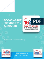 Auto Expo 2023 Components Booking Kit - Members