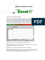 Planilla de Cálculos Excel