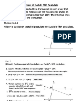 Equivalence of Parallel Postulate