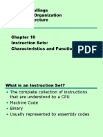 10 - Instruction Sets Characteristics