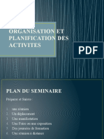 Organisation Et Planification Des Activites