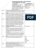 Cronograma de Investidura de Lenço e Especialidades Clube Sentinela-1