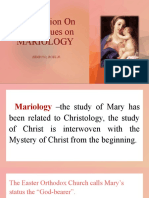 Clarification On Some Issues On MARIOLOGY